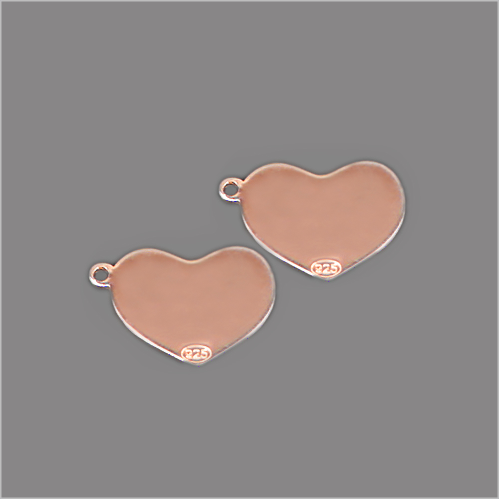 Quiges Braccialetto Donna Con Ciondoli A Cuore E Barra – Argento 925, Catena 18 Cm, Gioielli Intercambiabili