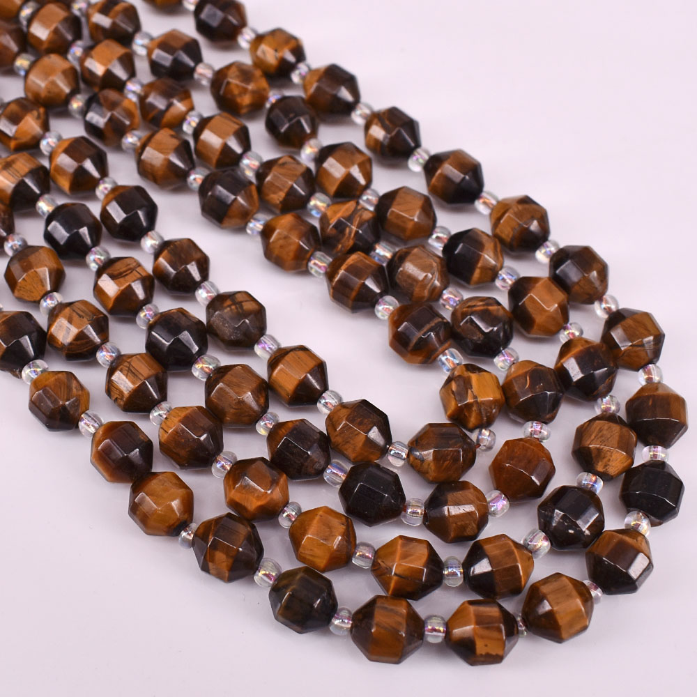 Perline Sfuse Rotonde Sfaccettate In Pietra Naturale AAA Da 2 Mm