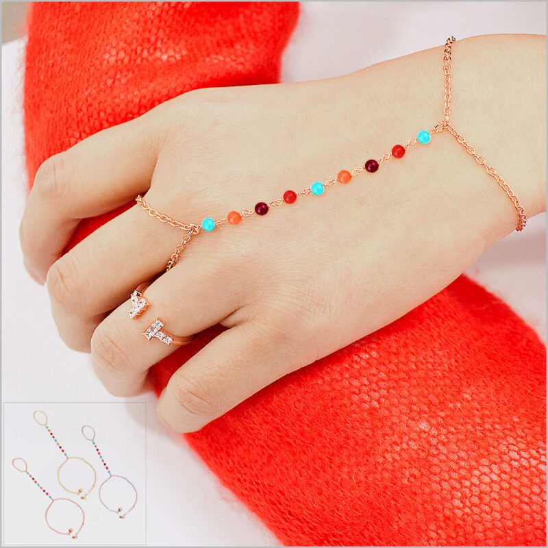 Bracciale In Argento Sterling Fatto A Mano Con Pietre Preziose: Gioielli In Argento Regolabili - Foto 7