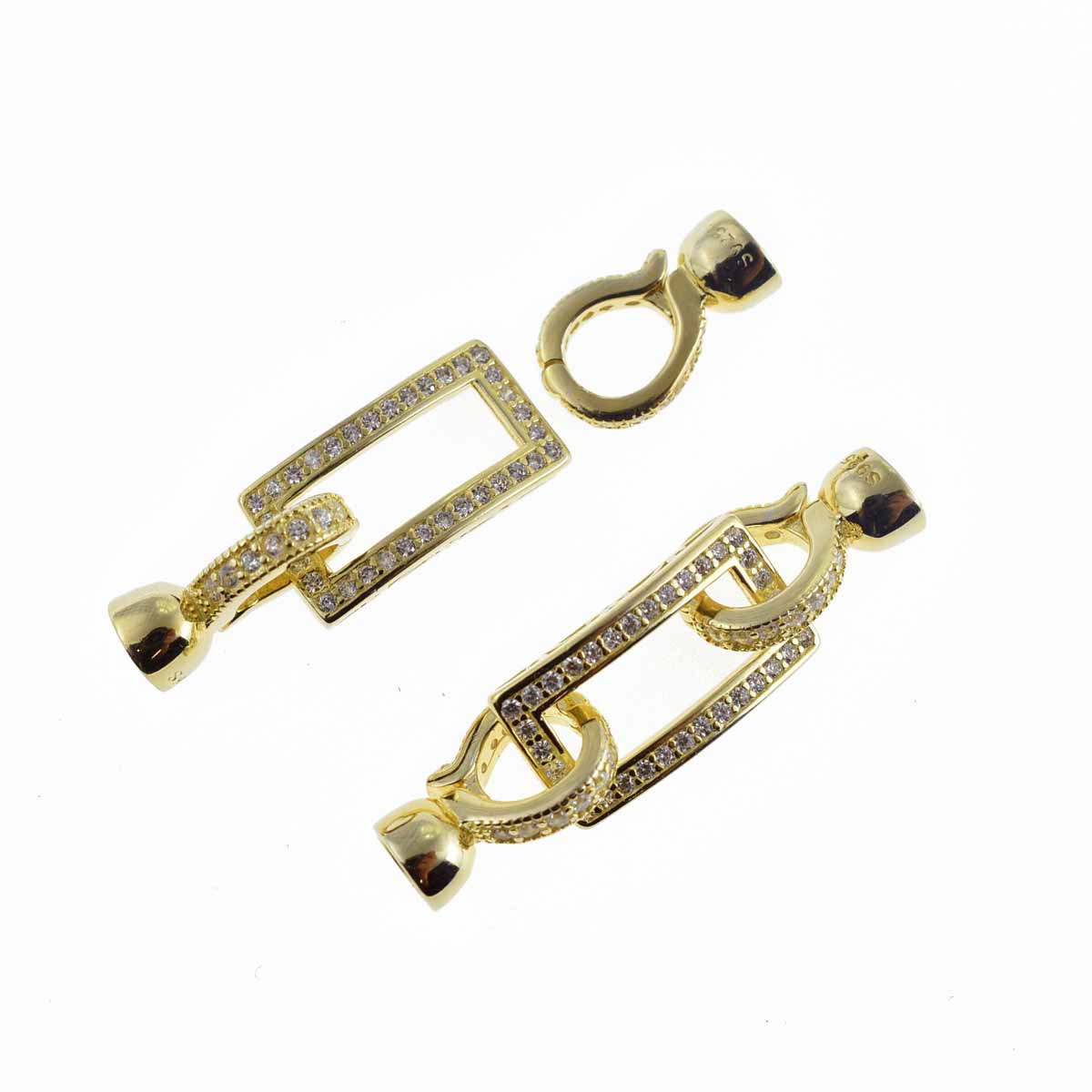 Kit 20 Chiusure A Moschettone E 100 Anelli Aperti Argento - Accessori Per Creazione Gioielli Fai Da Te