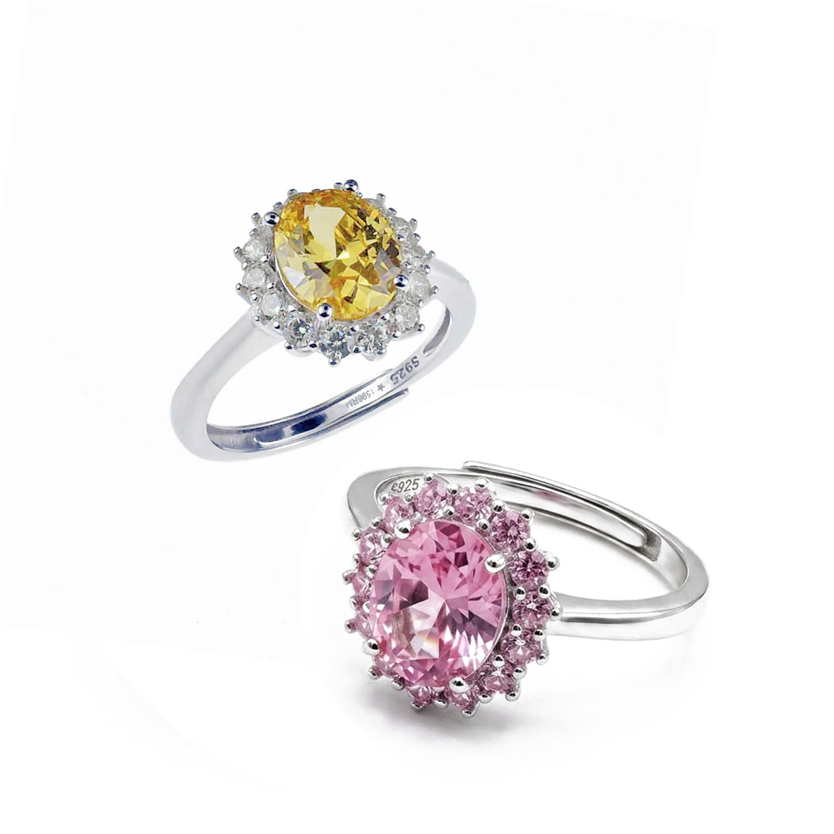 Anello Kate in Argento 925 con zirconi (1Pz.)