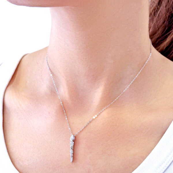 Collana con Nome Sara in Argento 925 Diamantata - Gioielli personalizzati in oro e argento made in Italy